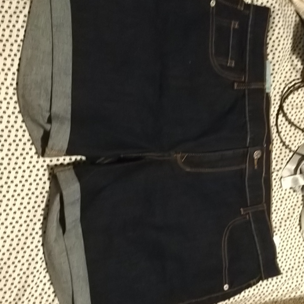 Dark Blue Jean Shorts